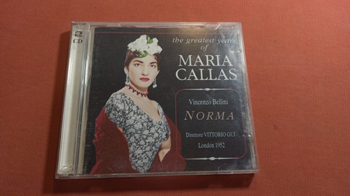 Vincenzo Bellini C M Callas / Norma Cd Doble C Libreto / B15