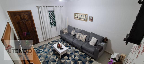 Imagem 2 de 15 de Imob01 - Sobrado 93 M² - Venda - 3 Dormitórios - 1 Suíte - Jardim Alvorada - Santo André/sp - So0454