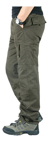 Pantalones Tipo Cargo Tipo Jogger Para Hombre, Estilo Táctic