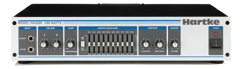 Cabeçote Amplificador Hartke Ha2500 250w P/ Contra Baixo