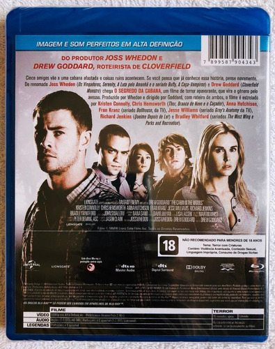 Blu-ray Lacrado O Segredo Da Cabana (2013) Original Raridade