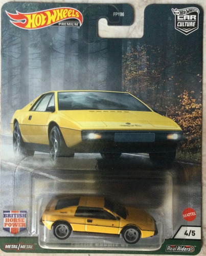 Hot Wheels Car Culture British Horse Power Lotus Esprit S1