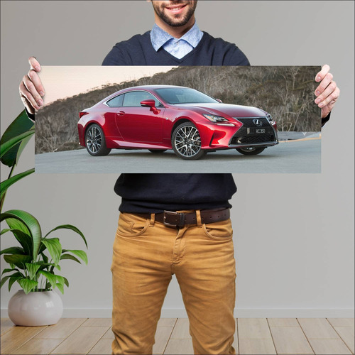 Cuadro 30x80cm Auto 2014 Lexus Rc F Sport Au 693 386