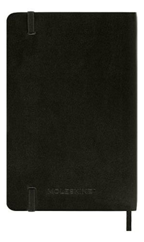 Moleskine Agenda Semanal 2023, 18 M, Bolsillo, Negro,