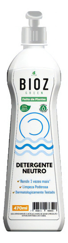 Detergente Neutro Biodegradável Bioz Green 470ml