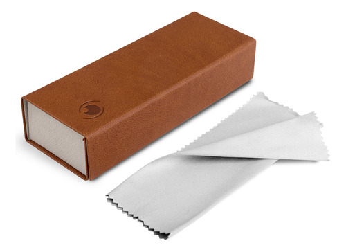 Estuche Para Lentes De Armazón, Color Cafe, Oftálmicos Y De Sol - Protección Y Almacenamiento Seguro Con Diseño Resistente Y Compacto - Material De Alta Calidad Para Máxima Seguridad Y Durabilidad