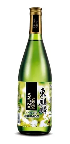 Imagem 1 de 4 de Saquê Dourado Azuma Kirin Sake 740ml + Envio Rápido