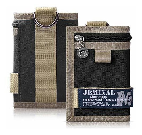 Jeminal Trifold Canvas Outdoor Sports Wallet For Boys Xxlnu