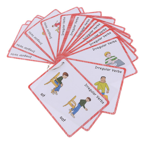 Flashcards Que Almacena Verbos Irregulares - 24 Piezas