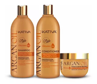 Pack Kativa - Shampoo, Acondicionador Y Mascarilla