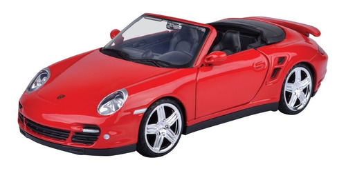 Auto Porsche 911 Turbo Cabriolet 1/24 Colección Motormax