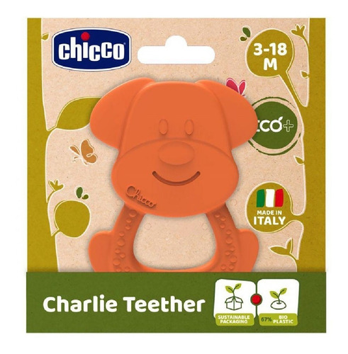 Brinquedo Para Bebes Mordedor Charlie Teether Eco Chicco