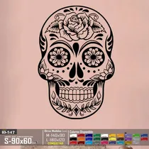 Comprar Vinilos Decorativos Calavera Dia De Los Muertos Stickers