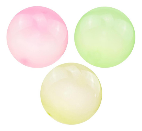 3pcs Bubble Ball Balloon Resistente A La Rotura Stretch