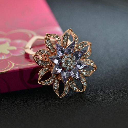 6 Charme Broche De Lótus Broche De Flor Pin Mulheres