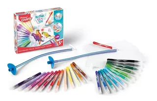 Marcadores Aerografo Maped 24 Colores Blow Pen Art Creativ