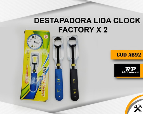 Destapadora De Reloj Lida Clok Factory X 2