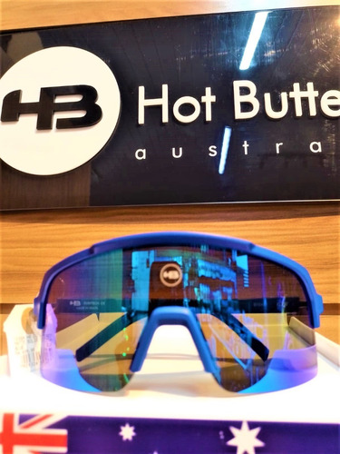  Óculos Ciclismo Hot Buttered Edge M Matte Solid Royal Blue