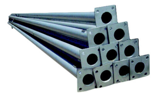 Poste Conico 5 Mts Galvanizado C/canastillo