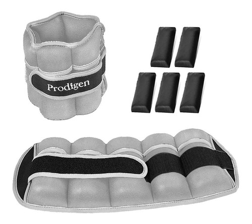 Imagen 4 de 10 de Juego De Polainas Prodigen Con Pesos Ajustables Hasta 3 Lbs