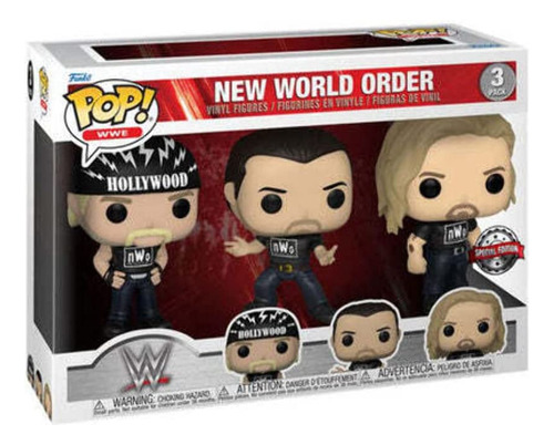 Funko Pop! Wwe: 3pk - Figura De Vinilo De New World Order (n