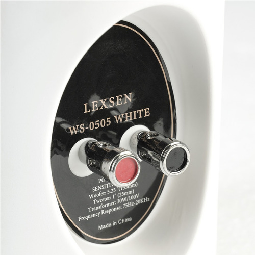Imagen 2 de 4 de Caja Acustica Lexsen Ws0505 Blanca Para Pared