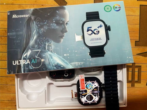 Smartwatch Reloj Celular Ai3 Ultra, Chip 5g + Wifi, Ram 2gb