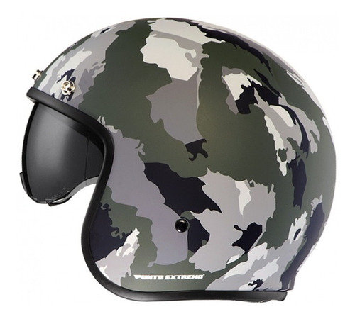 Casco Punto Extremo X581 Abierto Clasico War Masxmoto