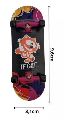 Skate de Dedo Profissional Ifcat Preto - i9 Fingers - Colorido