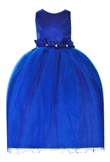Vestido Azul Turquesa Para Nina | MercadoLibre 📦