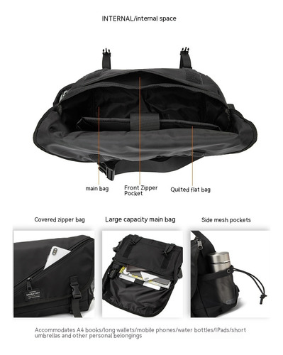 Bolso De Hombro Casual Messenger Computer Para Hombre