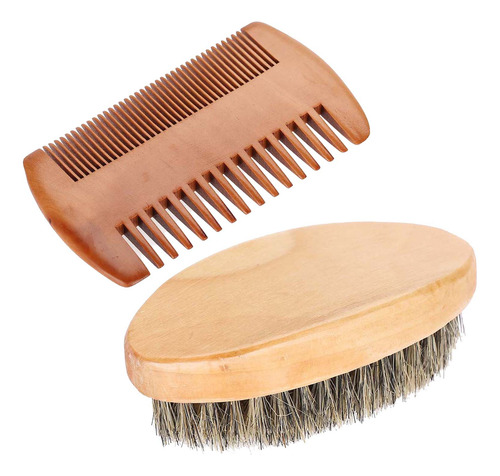 Cepillo De Limpieza De Barba Para Hombre, Bigote Ovalado, Af