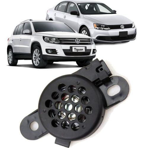 Sensor Estacionamento Alarme Sirene Audi A3 A4 Jetta Fox Gol Cor Preto