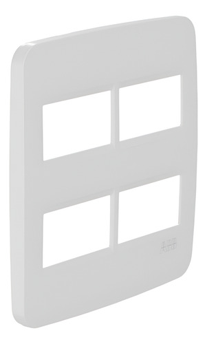Placa 4x4 1 Modulo + 1 Modulo Branca Origen N0671.1 Bl