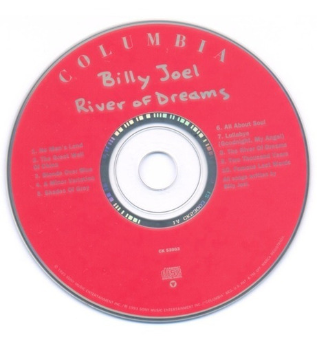 Cd Billy Joel River Of Dreams (Usado)