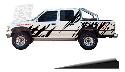 Calco Toyota Hilux  Limited Edition Army Juego Lateral