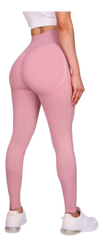 Calza Leggings Deportivo Push Up Con Control De Abdomen 