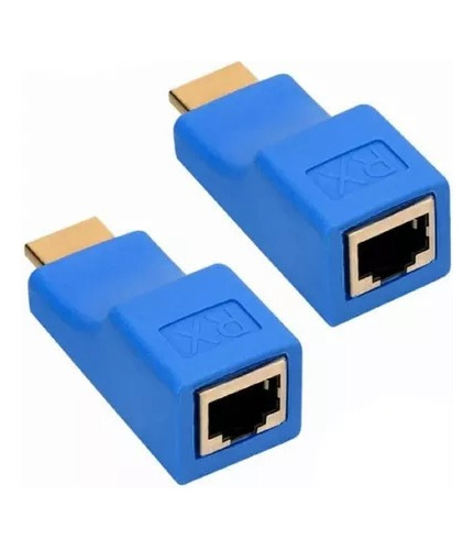 Extensor Hdmi A Hdmi 1080p Cable Utp Cat5/6 20 Metros  