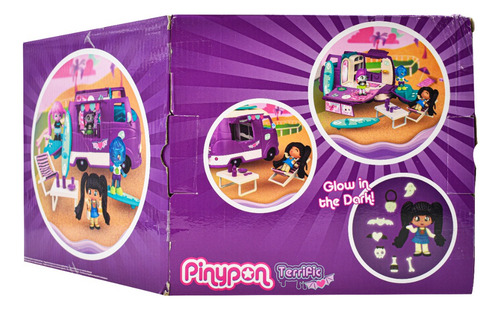 Pinypon Terrific Van Friends 25 Accesorios Violeta Famosa Cd