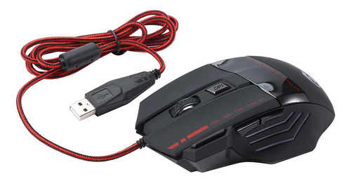 5500dpi 7 Botones Led Usb Optical Gaming Mouse Gamer