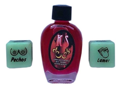 Dados Eroticos X 2 Lubricante Aceite Caliente Sexual Fresa