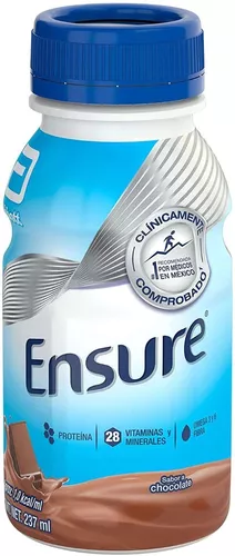 Ensure Suplemento Alimenticio Sabor Chocolate 16 pzas de