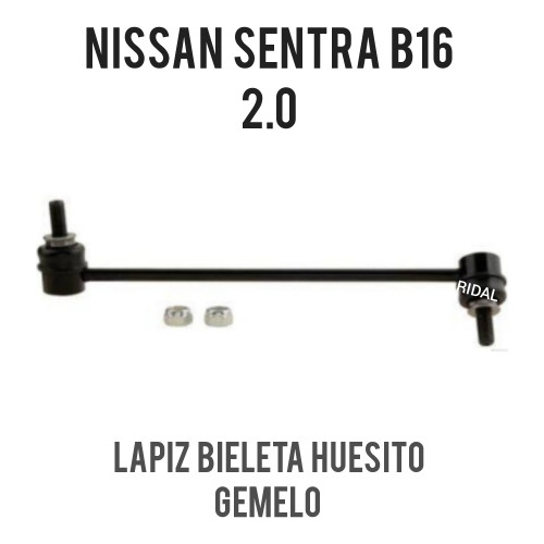 Lapiz Bieleta Huesito Gemelo Delantero Nissan Sentra B16 2.0