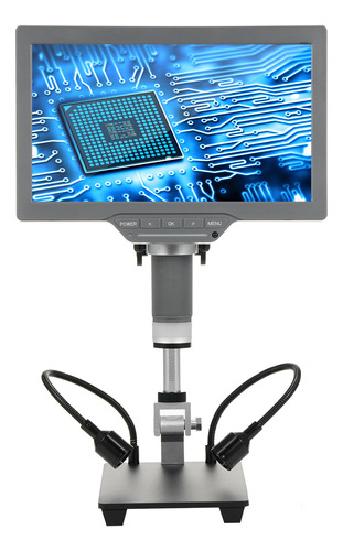 Microscopio Digital Con Pantalla De 10.1'' Ips Tv Microscopi