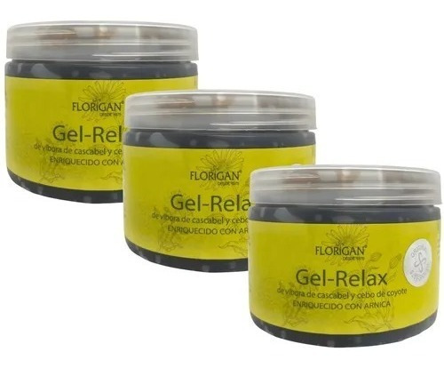 Pack De 3 Gel Relax Florigan (1050g) Relajante Y Refrescante