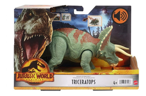 Dinosaurio Triceratops Jurassic World Original Mattel Sonido