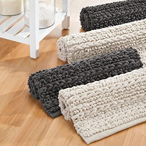 Alfombra De Baño Suave Antideslizante De Algodón, Alfombra D