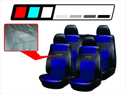 Imagen 1 de 1 de Funda De Asiento Cuero Ecologico Para Autos Trapezoidal