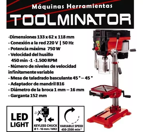 Taladro De Banco /columna Einhell Te-bd 750 E