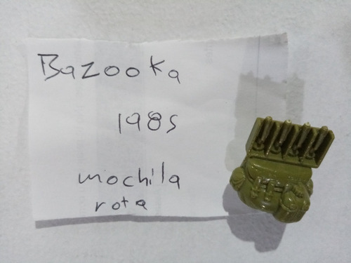 Gi-joe Vintage Armas Bazooka Mochila 1985 Rota